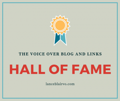 Voice Over Blog and Links Hall of Fame