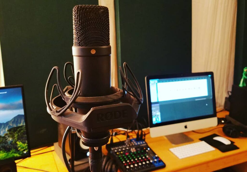RØDE NT1 4th Generation in Lance Blair Voice Over Studio