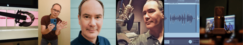 Lance Blair In Voice Over Studio