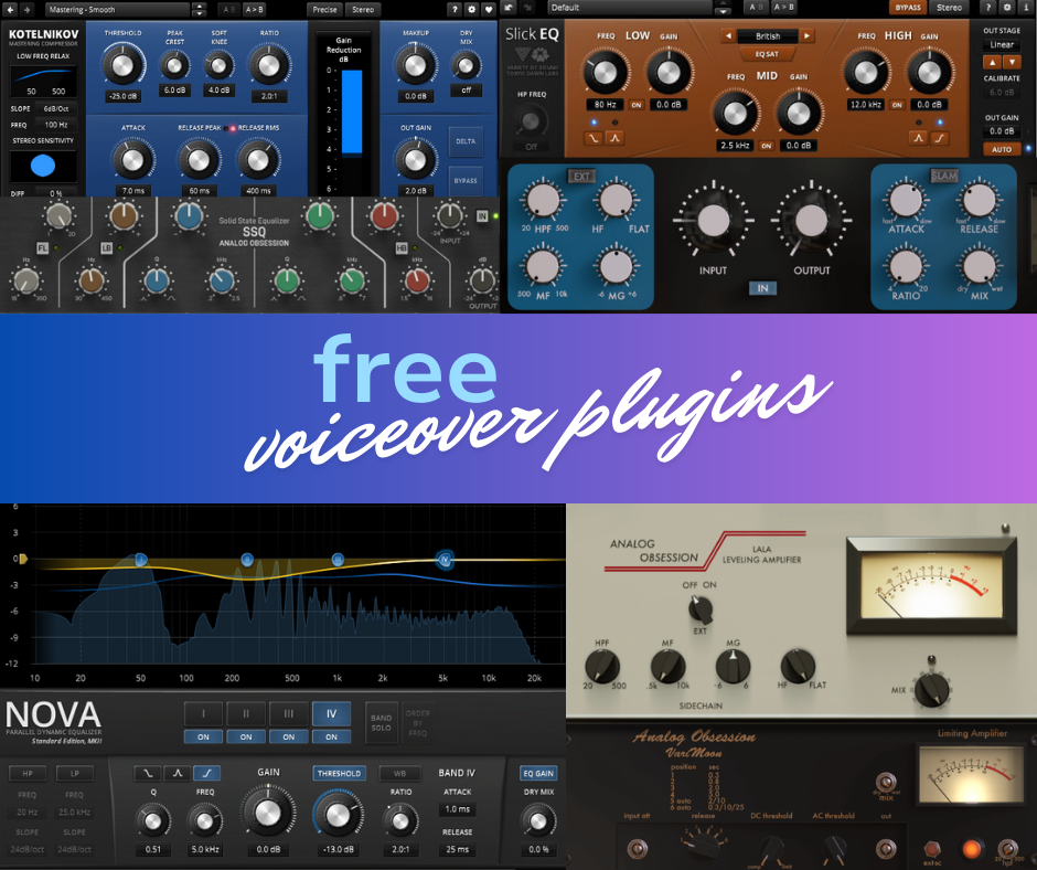 Voiceovers with Free Plugins