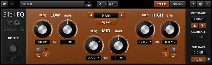 Slick EQ free plugin for voice over EQ