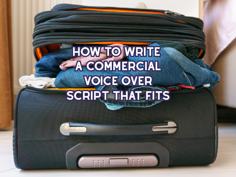 Too many clothes being jammed into a suitcase with the title 
