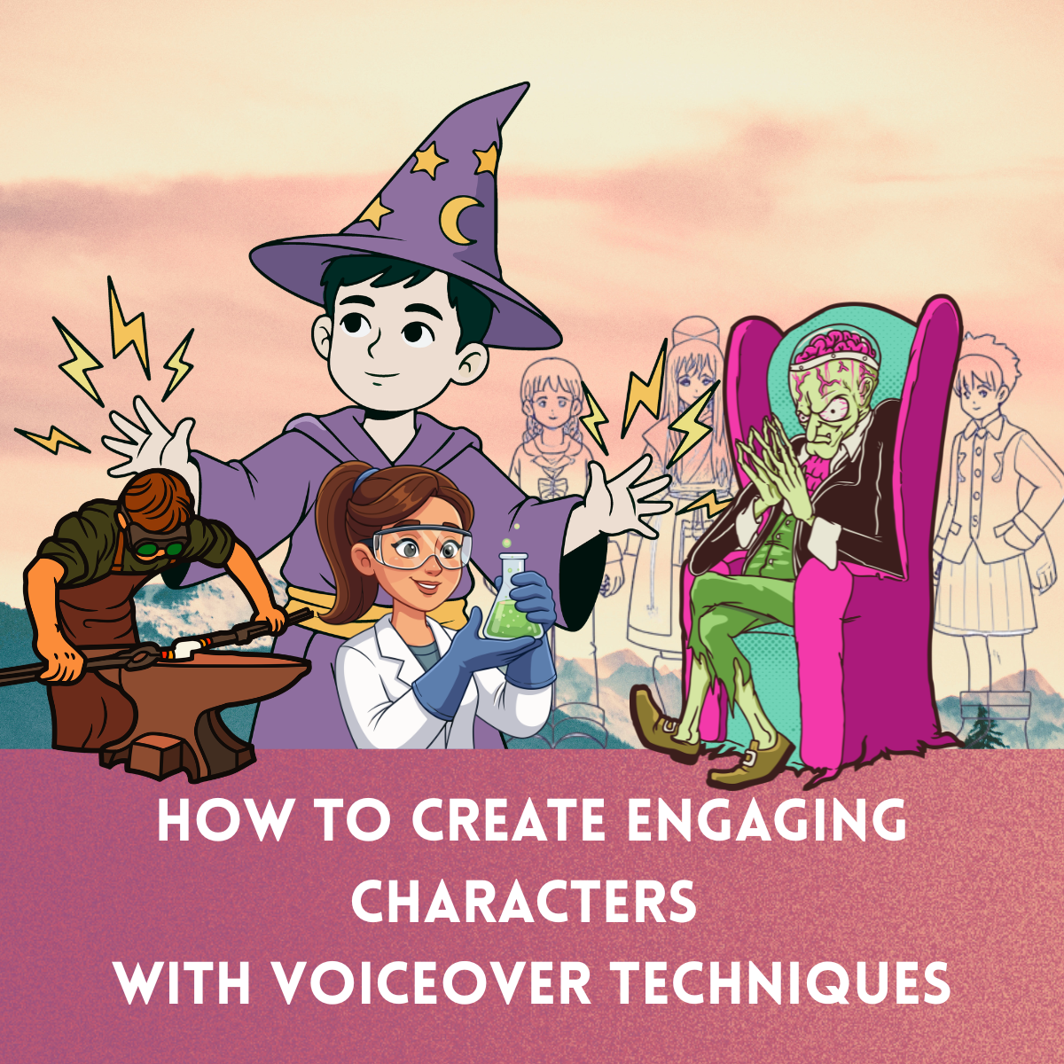 How to create engaging characters with voiceover techniques